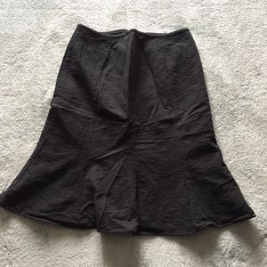 Anne Klein size 4 black suit skirt